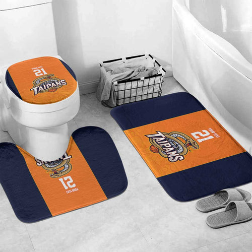 Basketball Custom Cairns Bathroom Set Simple Australian Dot Art - Aussie Hoodie