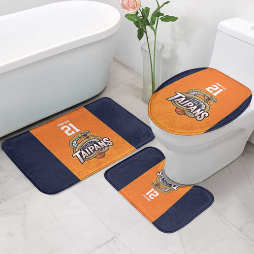 Basketball Custom Cairns Bathroom Set Simple Australian Dot Art - Aussie Hoodie