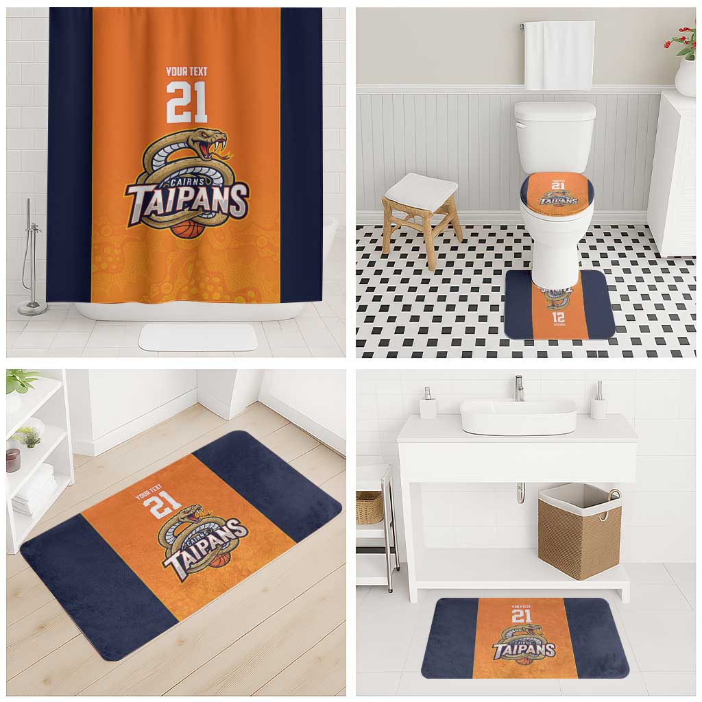 Basketball Custom Cairns Bathroom Set Simple Australian Dot Art - Aussie Hoodie