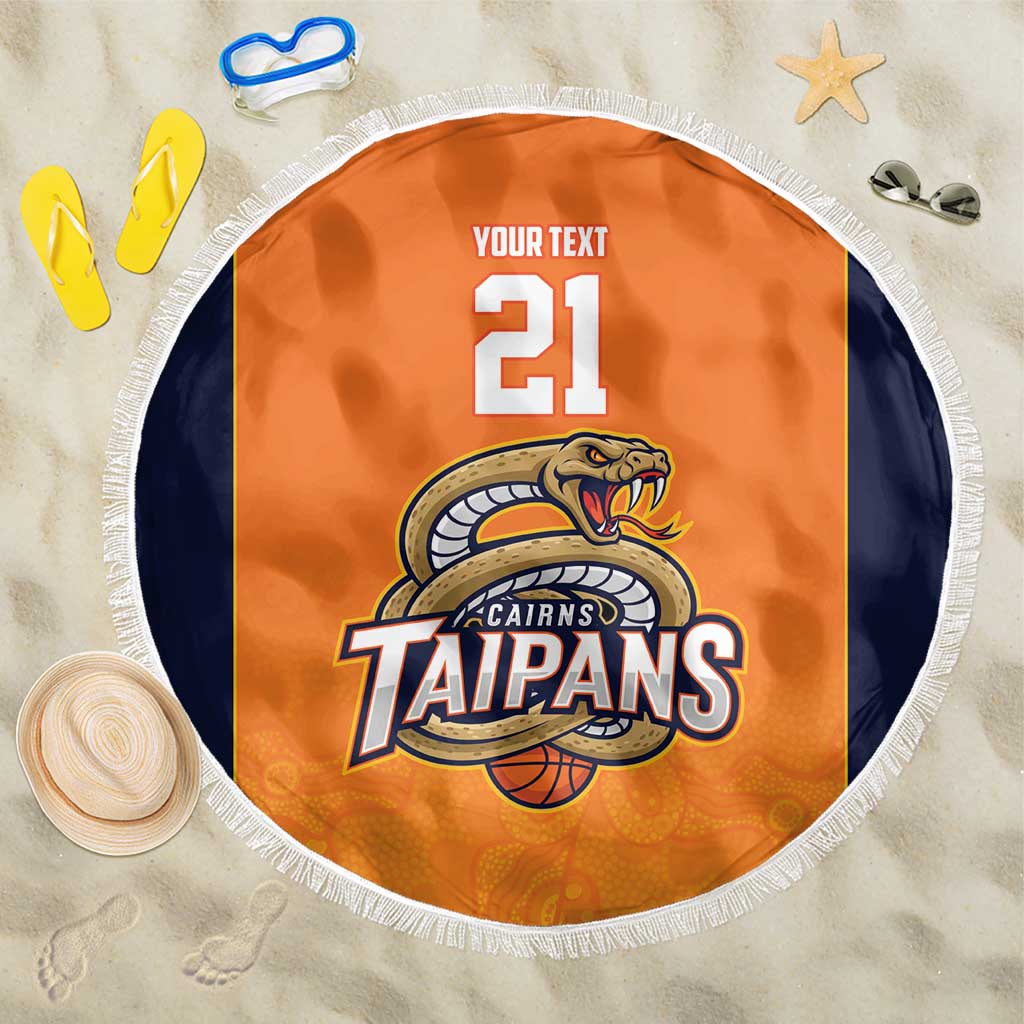 Basketball Custom Cairns Beach Blanket Simple Australian Dot Art - Aussie Hoodie