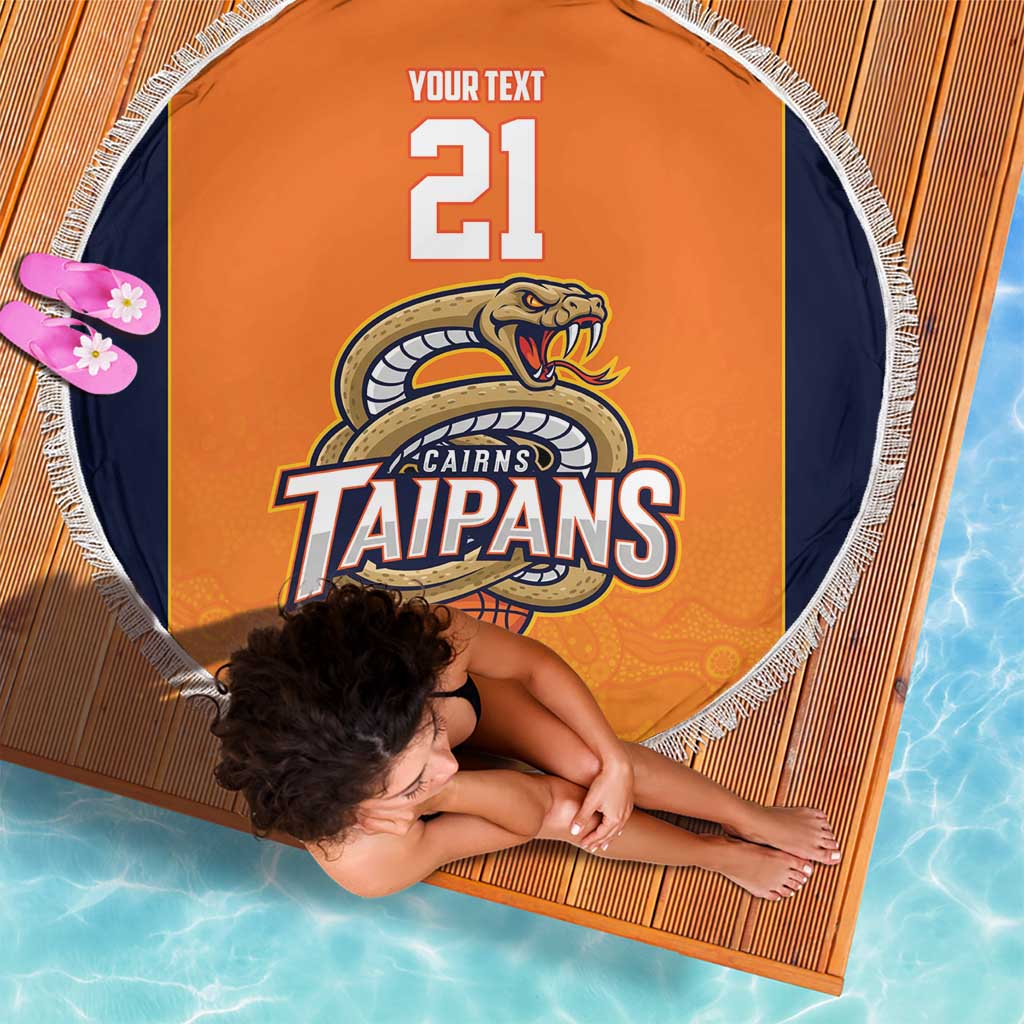 Basketball Custom Cairns Beach Blanket Simple Australian Dot Art - Aussie Hoodie