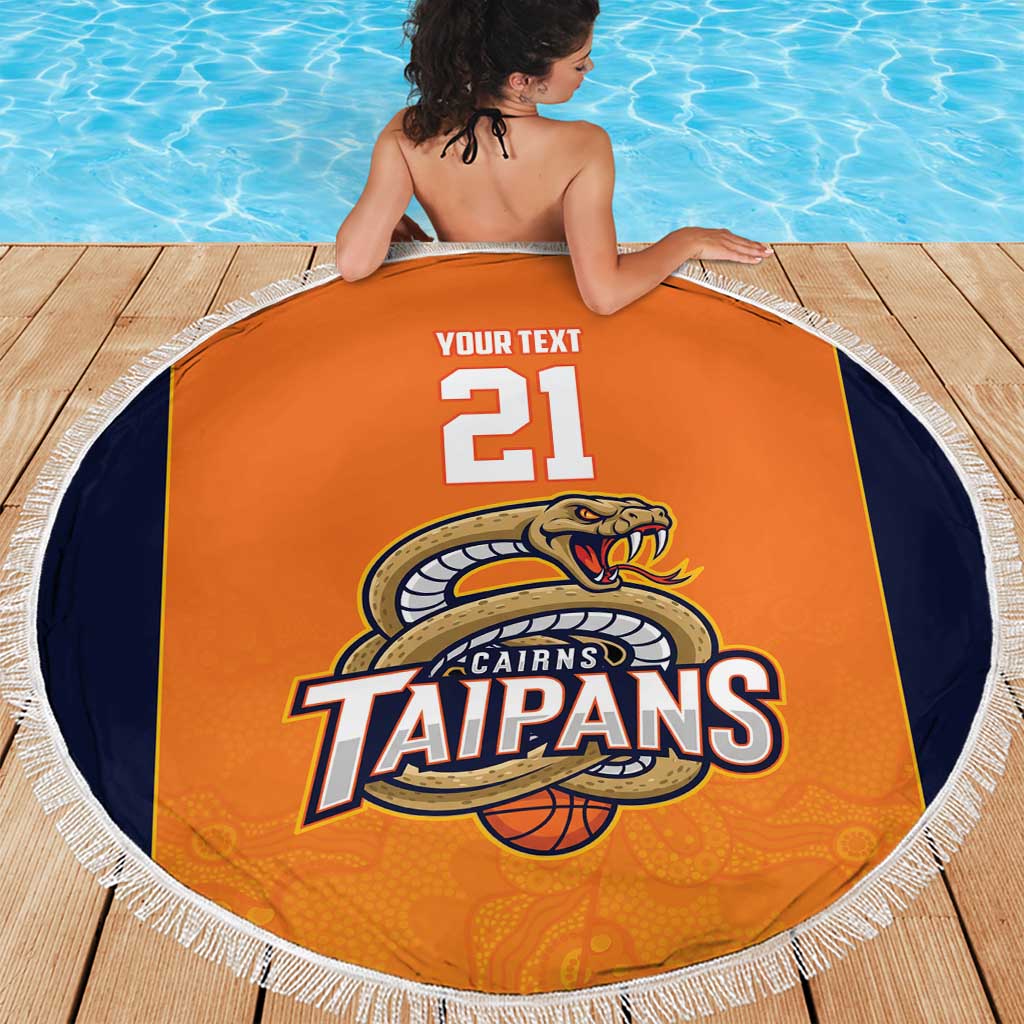 Basketball Custom Cairns Beach Blanket Simple Australian Dot Art - Aussie Hoodie