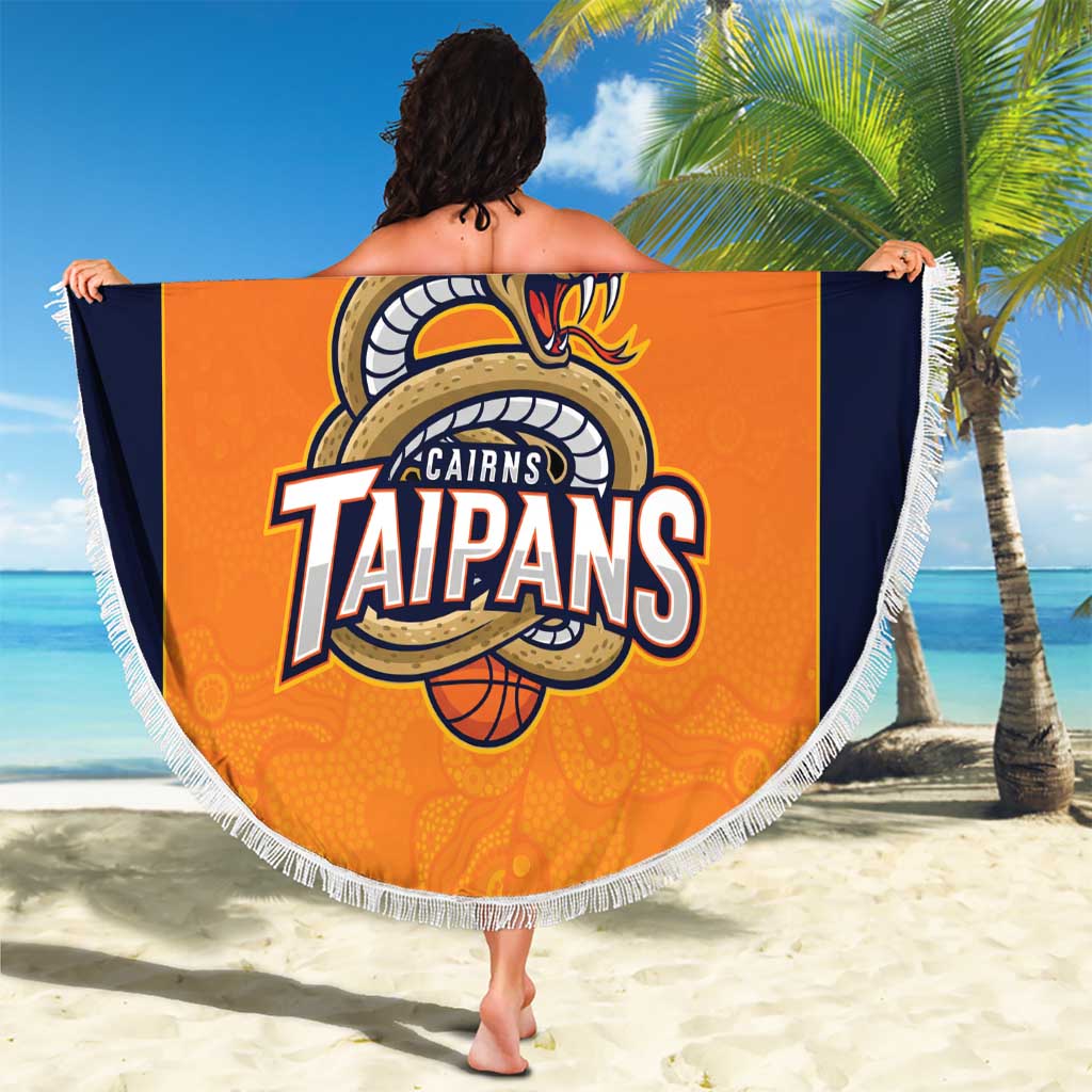 Basketball Custom Cairns Beach Blanket Simple Australian Dot Art - Aussie Hoodie