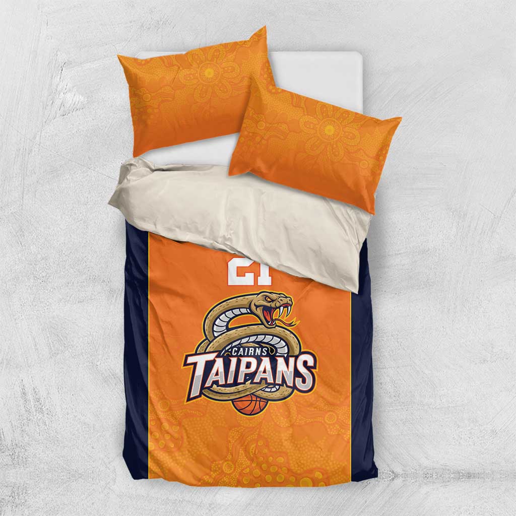 Basketball Custom Cairns Bedding Set Simple Australian Dot Art - Aussie Hoodie
