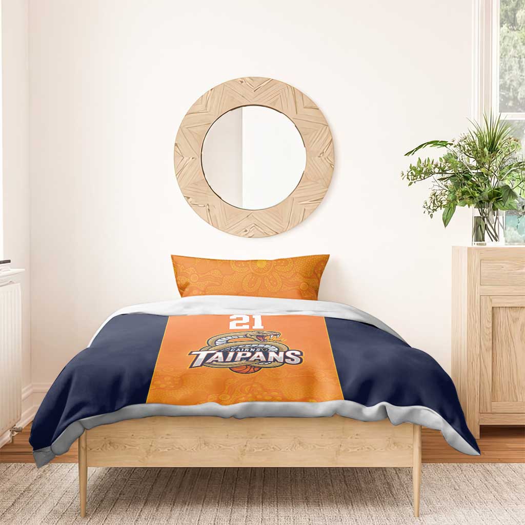 Basketball Custom Cairns Bedding Set Simple Australian Dot Art - Aussie Hoodie