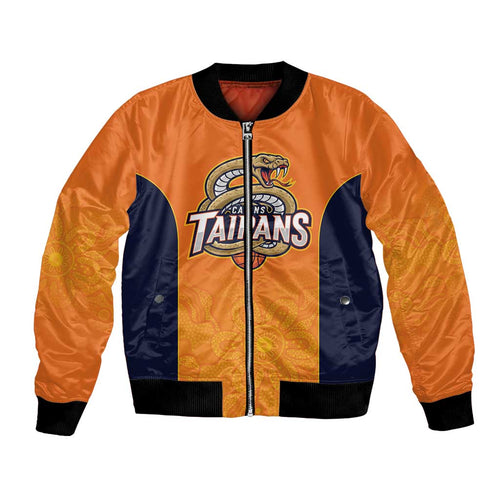 Basketball Custom Cairns Bomber Jacket Simple Australian Dot Art - Aussie Hoodie
