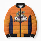 Basketball Custom Cairns Bomber Puffer Jacket Simple Australian Dot Art - Aussie Hoodie