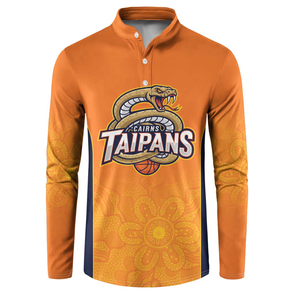 Basketball Custom Cairns Button Sweatshirt Simple Australian Dot Art - Aussie Hoodie