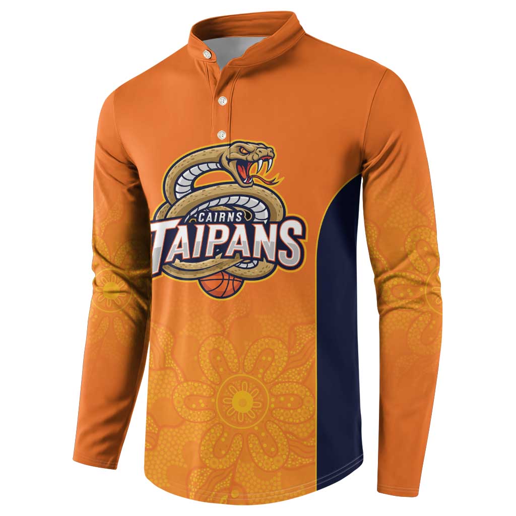 Basketball Custom Cairns Button Sweatshirt Simple Australian Dot Art - Aussie Hoodie