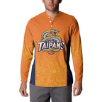 Basketball Custom Cairns Button Sweatshirt Simple Australian Dot Art - Aussie Hoodie