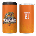 Basketball Custom Cairns 4 in 1 Can Cooler Tumbler Simple Australian Dot Art - Aussie Hoodie