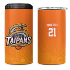 Basketball Custom Cairns 4 in 1 Can Cooler Tumbler Simple Australian Dot Art - Aussie Hoodie
