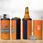 Basketball Custom Cairns 4 in 1 Can Cooler Tumbler Simple Australian Dot Art - Aussie Hoodie