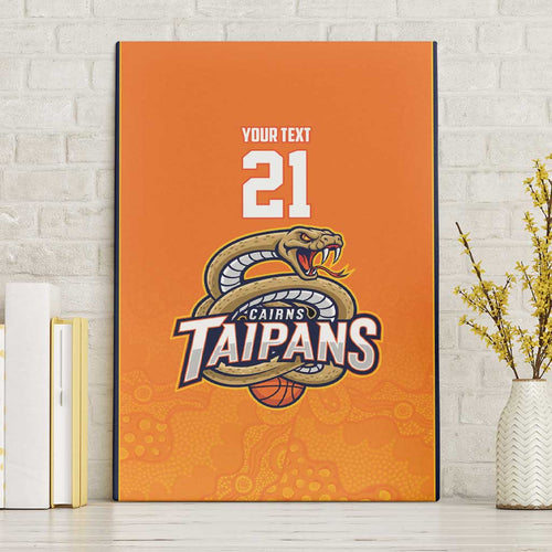 Basketball Custom Cairns Canvas Wall Art Simple Australian Dot Art - Aussie Hoodie