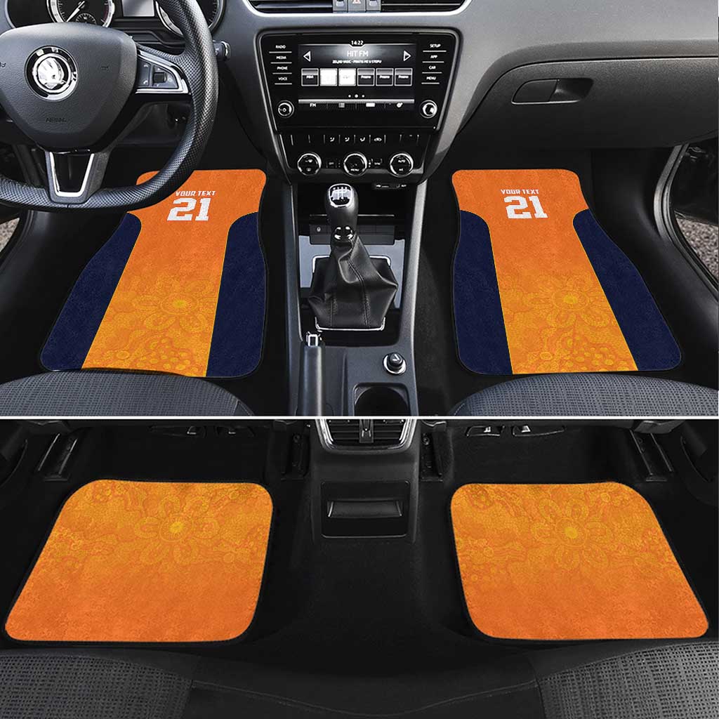 Basketball Custom Cairns Car Mats Simple Australian Dot Art - Aussie Hoodie