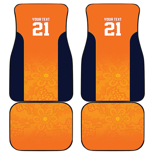 Basketball Custom Cairns Car Mats Simple Australian Dot Art - Aussie Hoodie