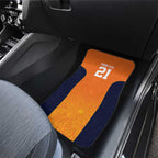 Basketball Custom Cairns Car Mats Simple Australian Dot Art - Aussie Hoodie