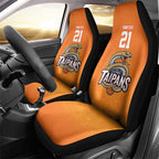 Basketball Custom Cairns Car Seat Cover Simple Australian Dot Art - Aussie Hoodie