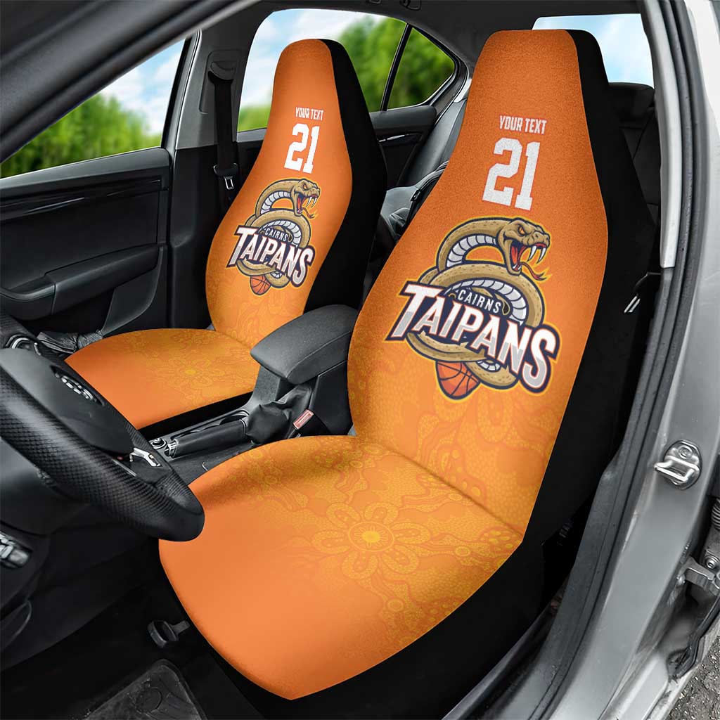 Basketball Custom Cairns Car Seat Cover Simple Australian Dot Art - Aussie Hoodie