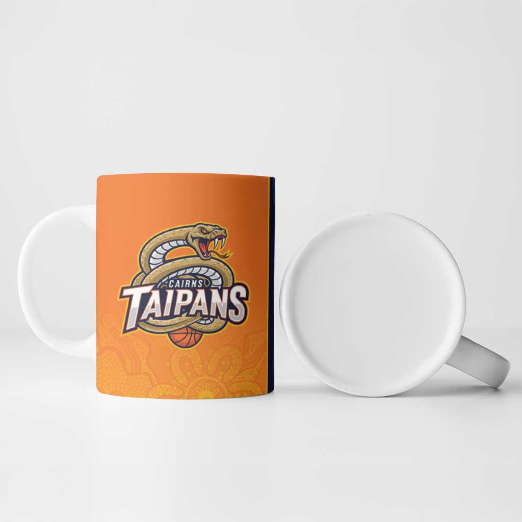 Basketball Custom Cairns Ceramic Mug Simple Australian Dot Art - Aussie Hoodie