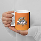 Basketball Custom Cairns Ceramic Mug Simple Australian Dot Art - Aussie Hoodie