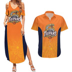 Basketball Custom Cairns Couples Matching Summer Maxi Dress and Hawaiian Shirt Simple Australian Dot Art - Aussie Hoodie