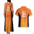 Basketball Custom Cairns Couples Matching Tank Maxi Dress and Hawaiian Shirt Simple Australian Dot Art - Aussie Hoodie