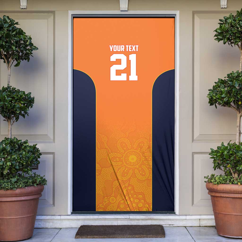 Basketball Custom Cairns Door Cover Simple Australian Dot Art - Aussie Hoodie