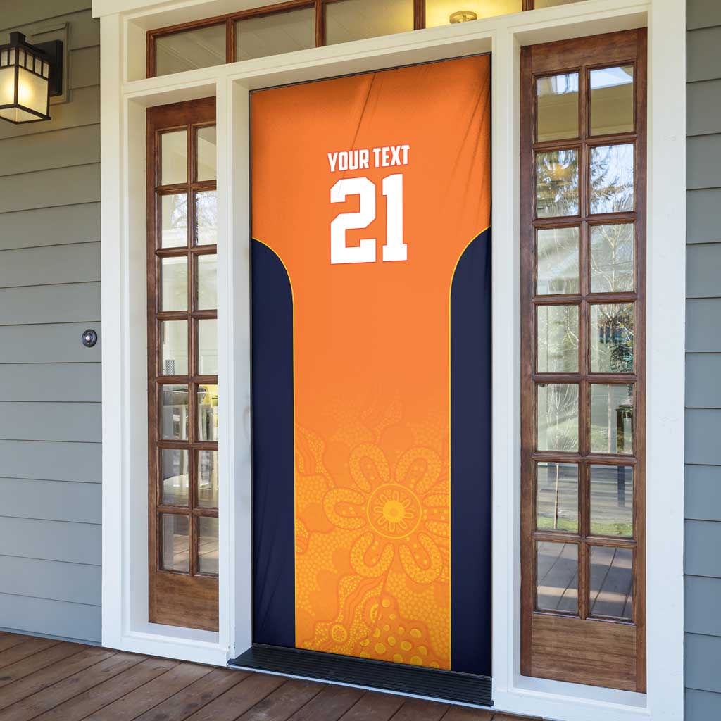 Basketball Custom Cairns Door Cover Simple Australian Dot Art - Aussie Hoodie