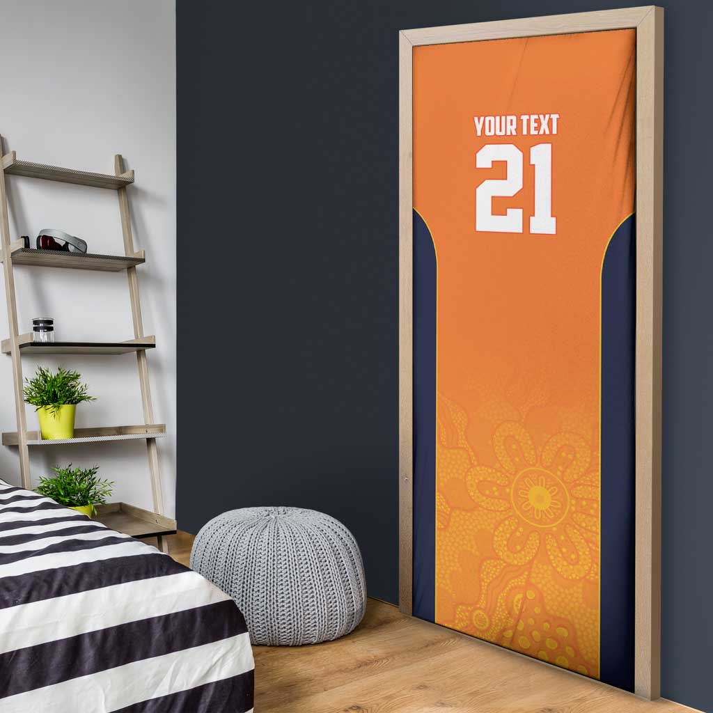Basketball Custom Cairns Door Cover Simple Australian Dot Art - Aussie Hoodie