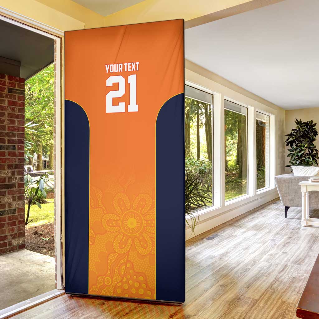 Basketball Custom Cairns Door Cover Simple Australian Dot Art - Aussie Hoodie