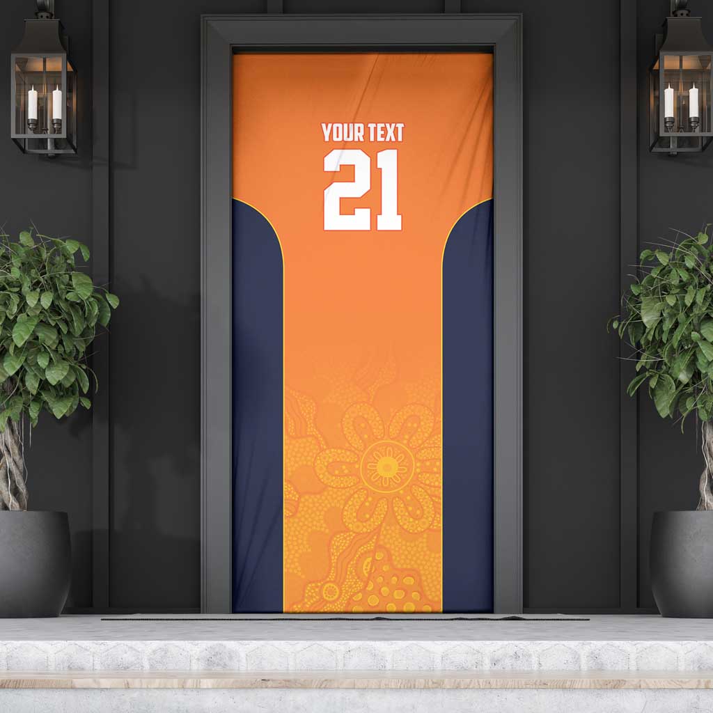 Basketball Custom Cairns Door Cover Simple Australian Dot Art - Aussie Hoodie