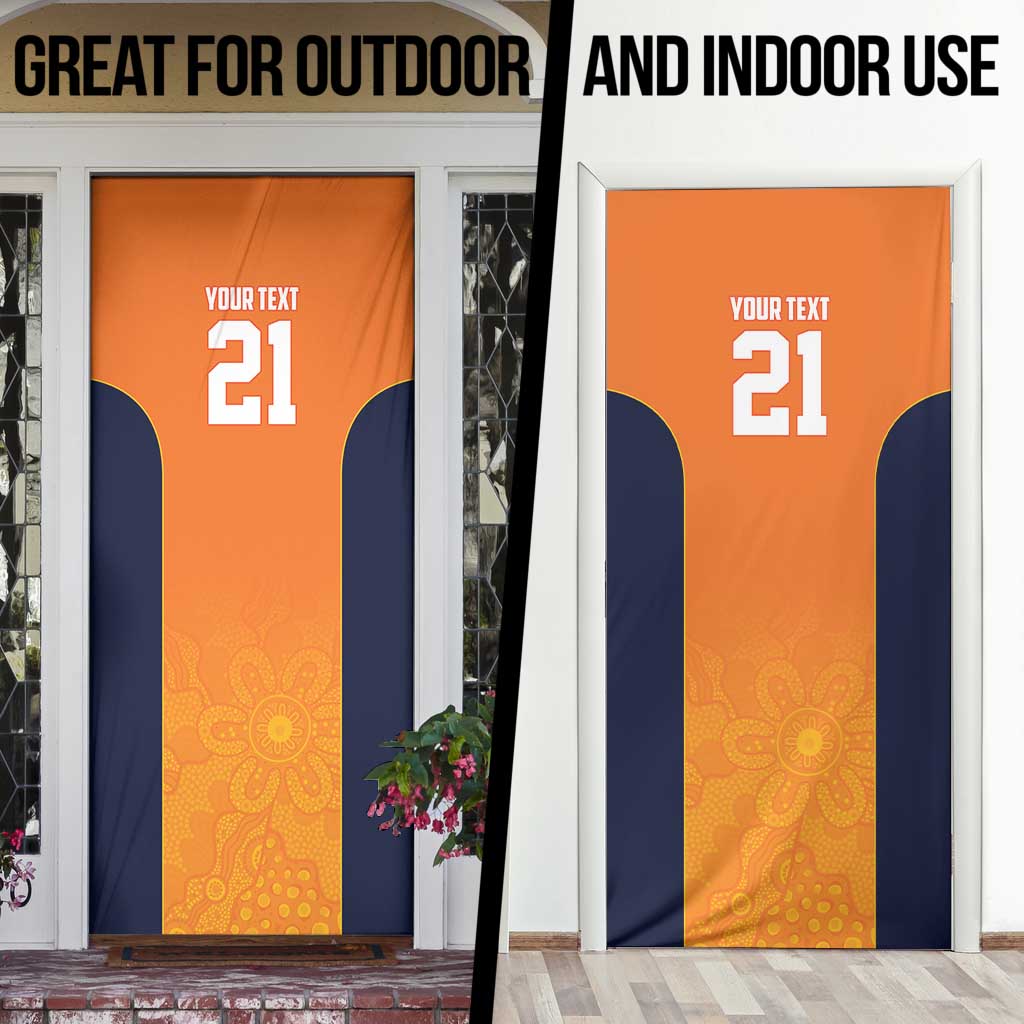 Basketball Custom Cairns Door Cover Simple Australian Dot Art - Aussie Hoodie