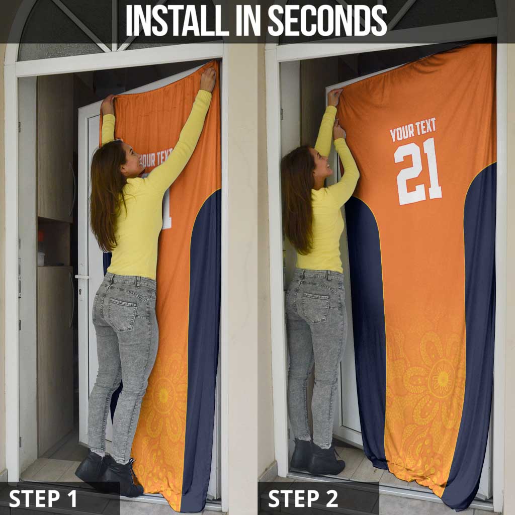 Basketball Custom Cairns Door Cover Simple Australian Dot Art - Aussie Hoodie