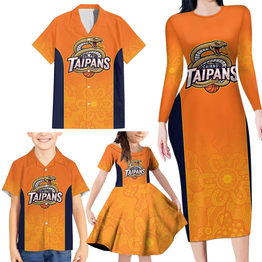 Basketball Custom Cairns Family Matching Long Sleeve Bodycon Dress and Hawaiian Shirt Simple Australian Dot Art - Aussie Hoodie