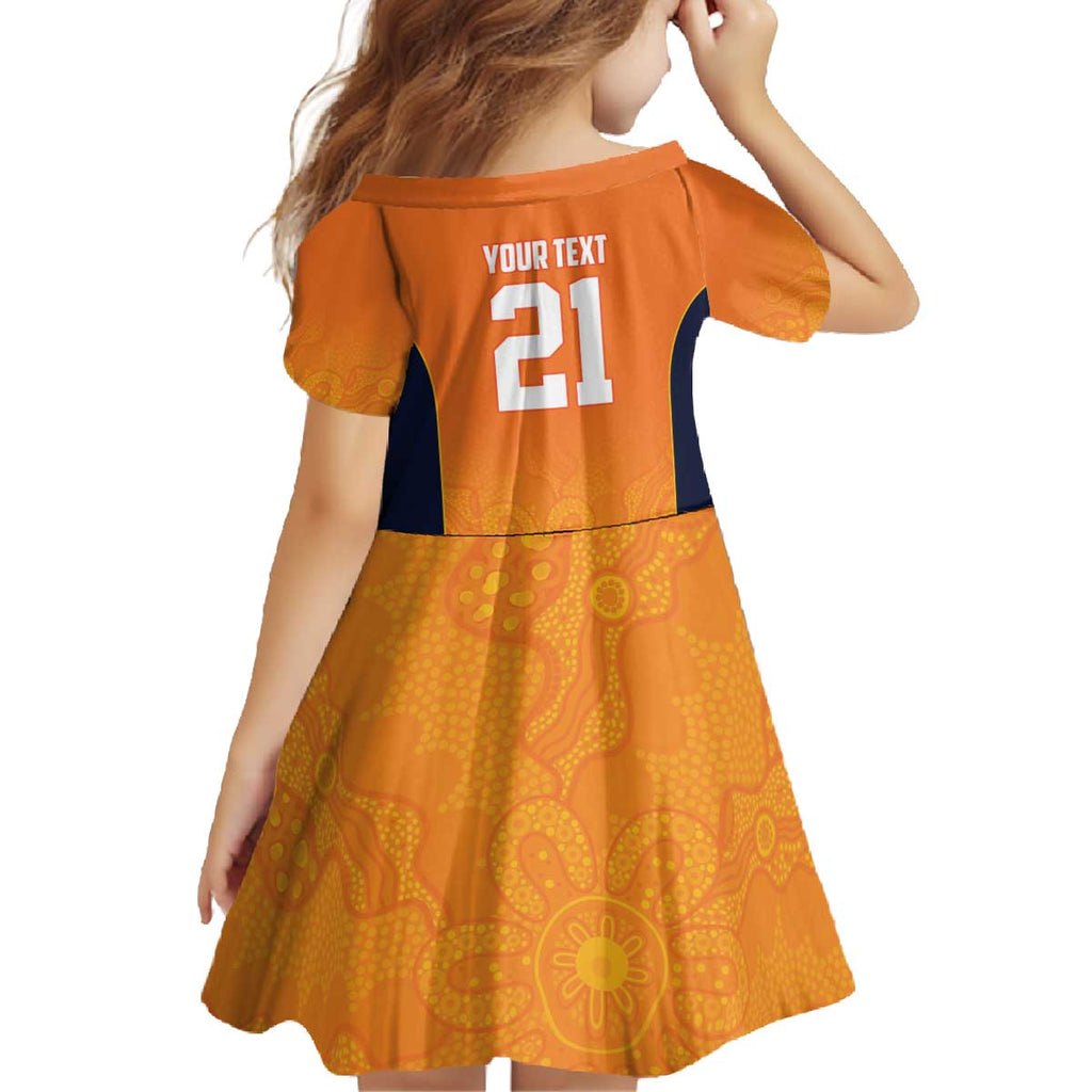 Basketball Custom Cairns Family Matching Off The Shoulder Long Sleeve Dress and Hawaiian Shirt Simple Australian Dot Art - Aussie Hoodie