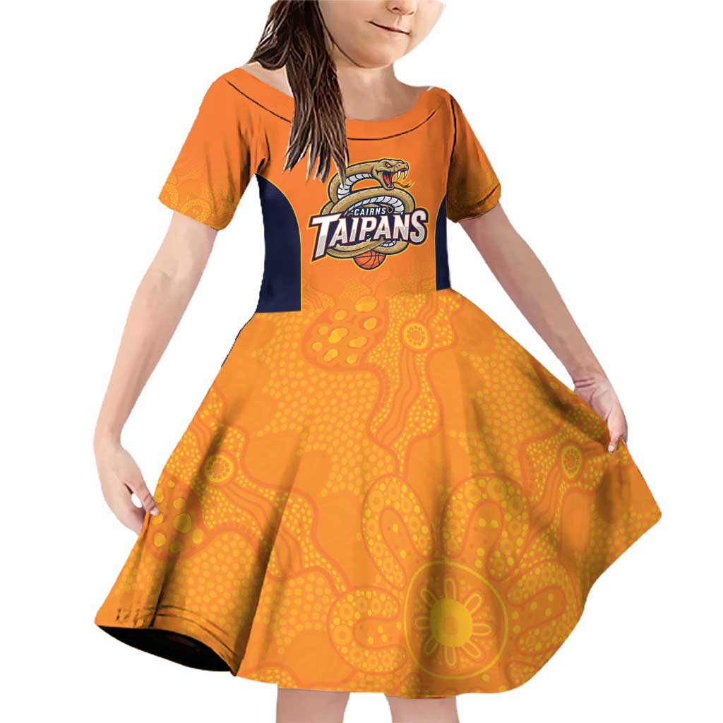 Basketball Custom Cairns Family Matching Off Shoulder Short Dress and Hawaiian Shirt Simple Australian Dot Art - Aussie Hoodie