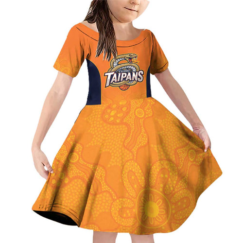 Basketball Custom Cairns Family Matching Off Shoulder Short Dress and Hawaiian Shirt Simple Australian Dot Art - Aussie Hoodie