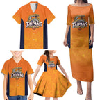 Basketball Custom Cairns Family Matching Puletasi and Hawaiian Shirt Simple Australian Dot Art - Aussie Hoodie