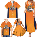 Basketball Custom Cairns Family Matching Summer Maxi Dress and Hawaiian Shirt Simple Australian Dot Art - Aussie Hoodie