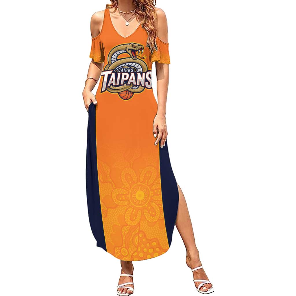 Basketball Custom Cairns Family Matching Summer Maxi Dress and Hawaiian Shirt Simple Australian Dot Art - Aussie Hoodie