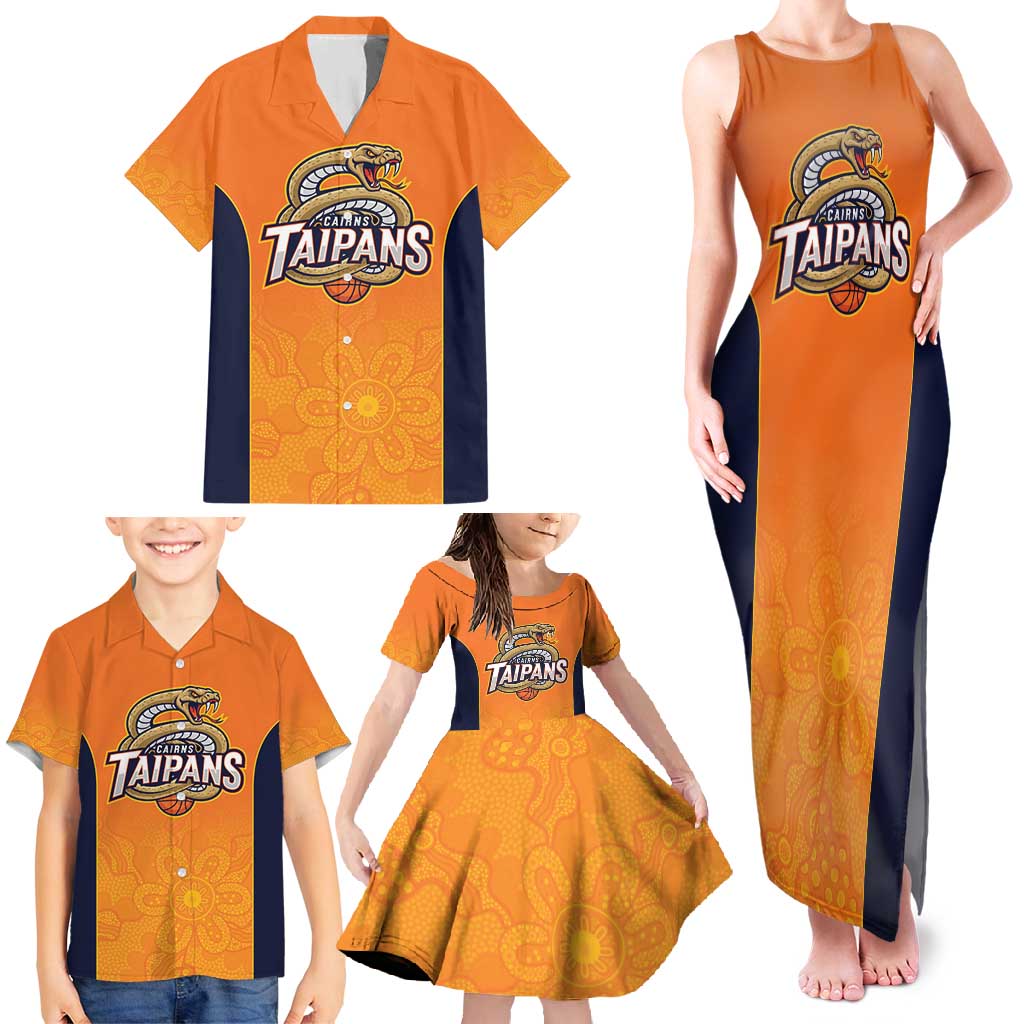 Basketball Custom Cairns Family Matching Tank Maxi Dress and Hawaiian Shirt Simple Australian Dot Art - Aussie Hoodie