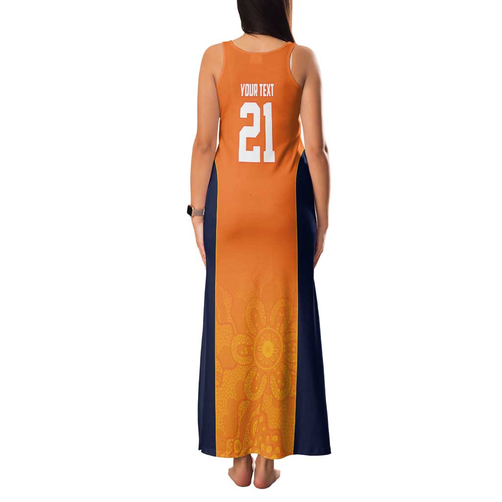 Basketball Custom Cairns Family Matching Tank Maxi Dress and Hawaiian Shirt Simple Australian Dot Art - Aussie Hoodie