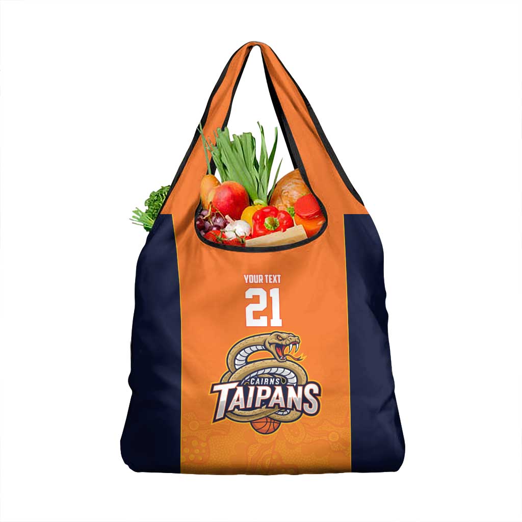 Basketball Custom Cairns Grocery Bag Simple Australian Dot Art - Aussie Hoodie
