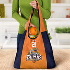 Basketball Custom Cairns Grocery Bag Simple Australian Dot Art - Aussie Hoodie