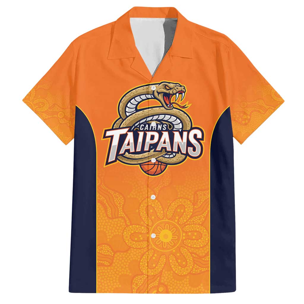 Basketball Custom Cairns Hawaiian Shirt Simple Australian Dot Art - Aussie Hoodie