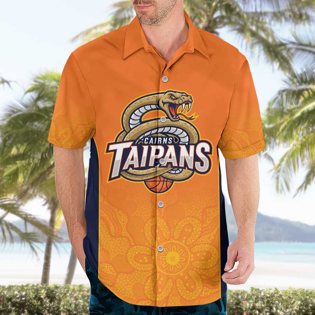 Basketball Custom Cairns Hawaiian Shirt Simple Australian Dot Art - Aussie Hoodie