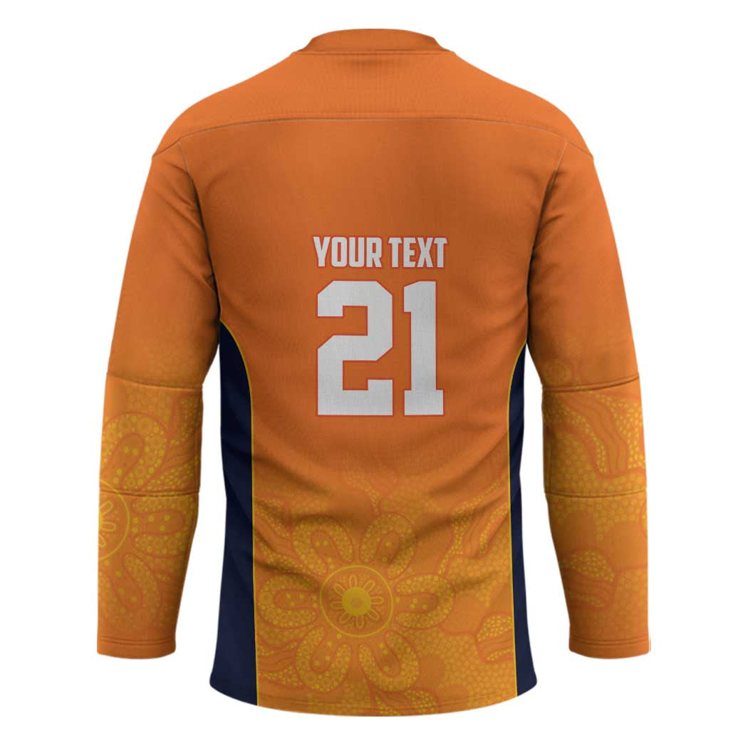 Basketball Custom Cairns Hockey Jersey Simple Australian Dot Art - Aussie Hoodie
