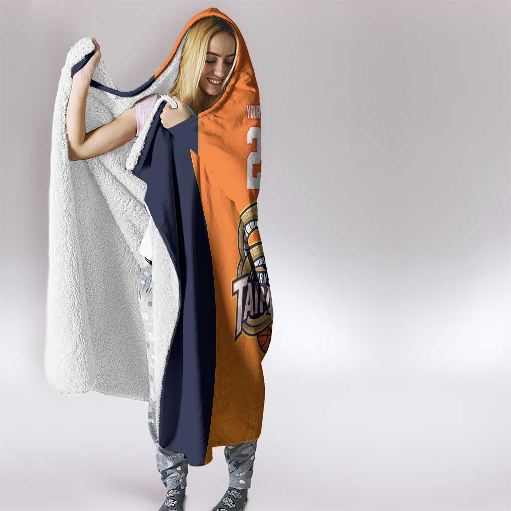 Basketball Custom Cairns Hooded Blanket Simple Australian Dot Art - Aussie Hoodie