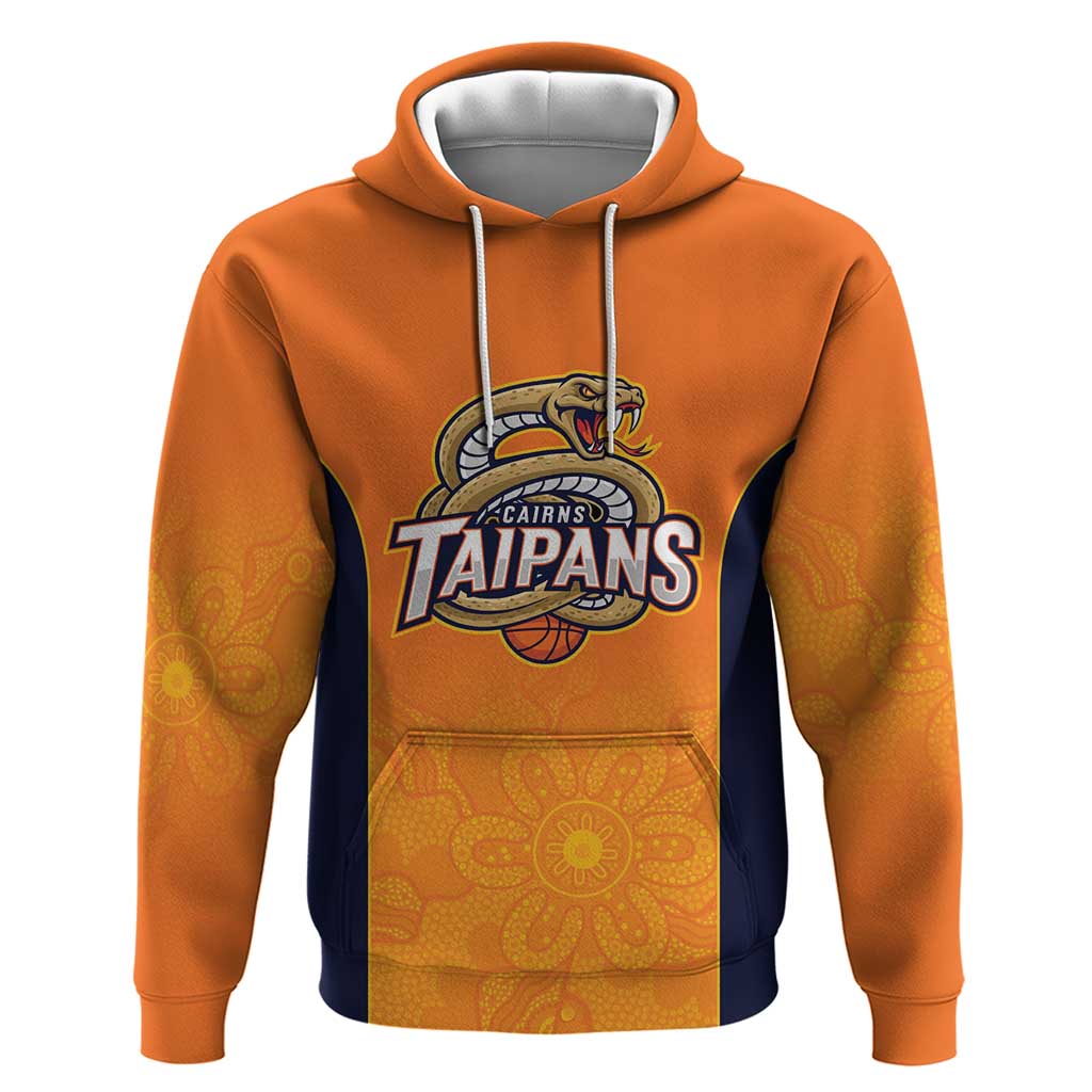 Basketball Custom Cairns Hoodie Simple Australian Dot Art - Aussie Hoodie